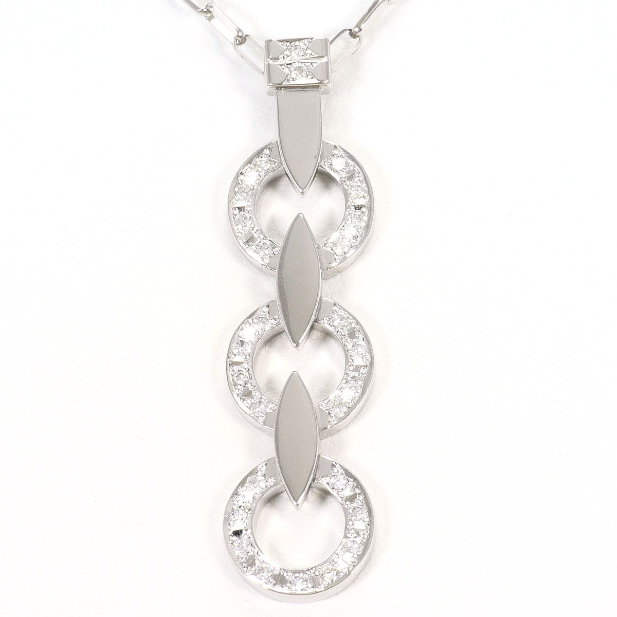 PT900/プラチナ PT850/プラチナ ネックレス ダイヤモンド 0.40ct 鑑別
