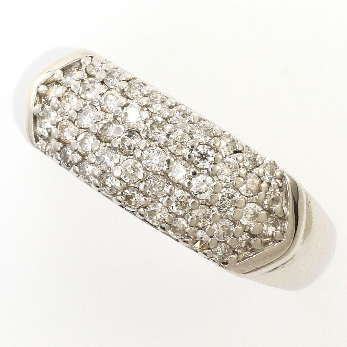 PT900/プラチナ リング・指輪 17号 ダイヤモンド 0.50ct 総重量約3.5g 59,880円