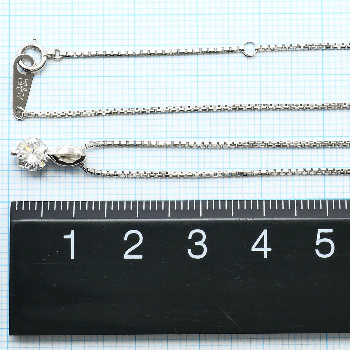 PT900/プラチナ PT850/プラチナ ネックレス ダイヤモンド 0.645ct SI2