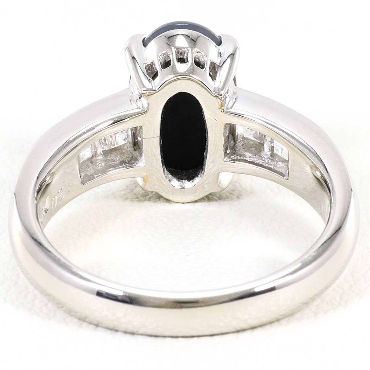 ブラックオパール 1.87ct ダイヤモンド 0.50ct リング PT900 PT900 