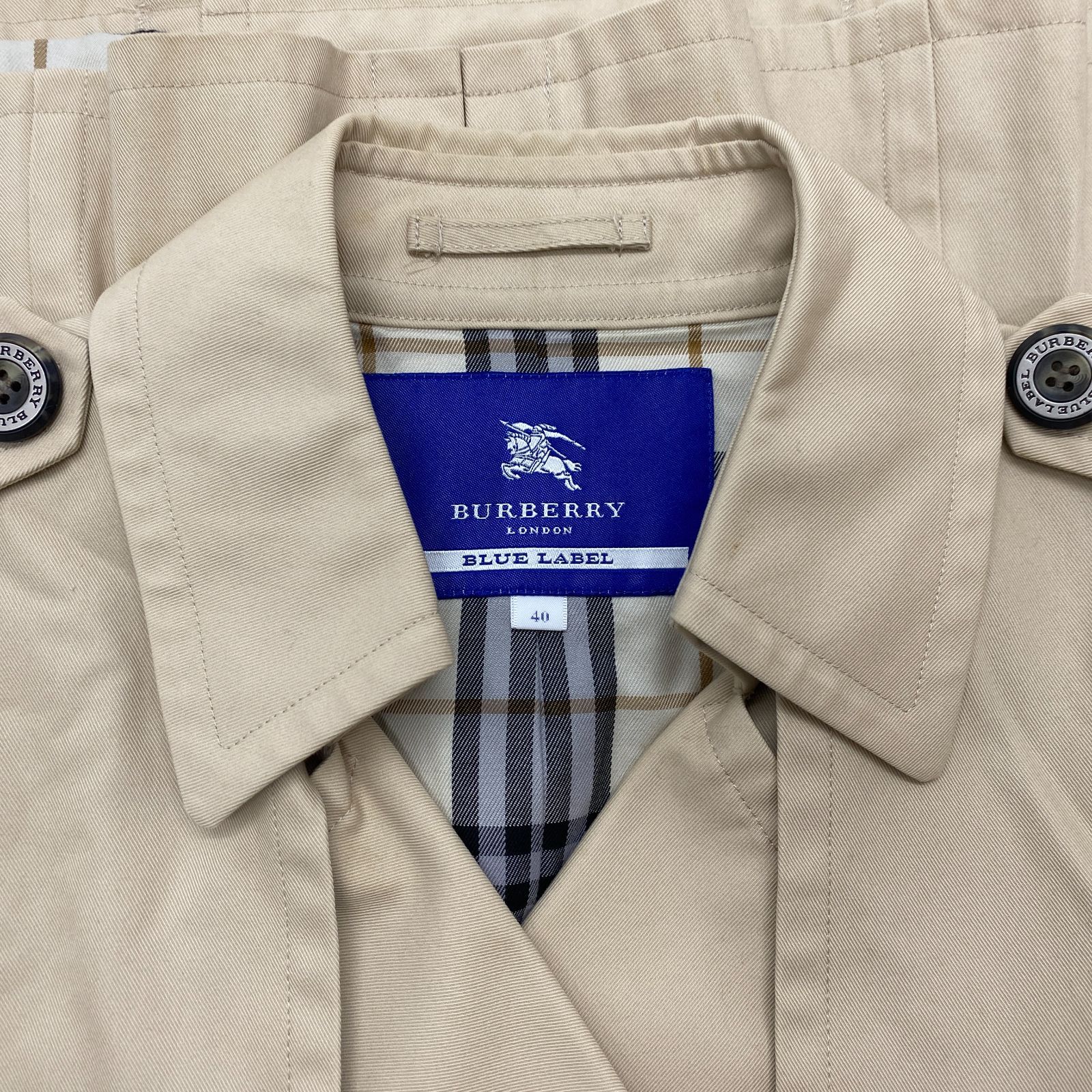盛岡77-0114] BURBERRY BLUE LABEL バーバリー ブルーレーベル