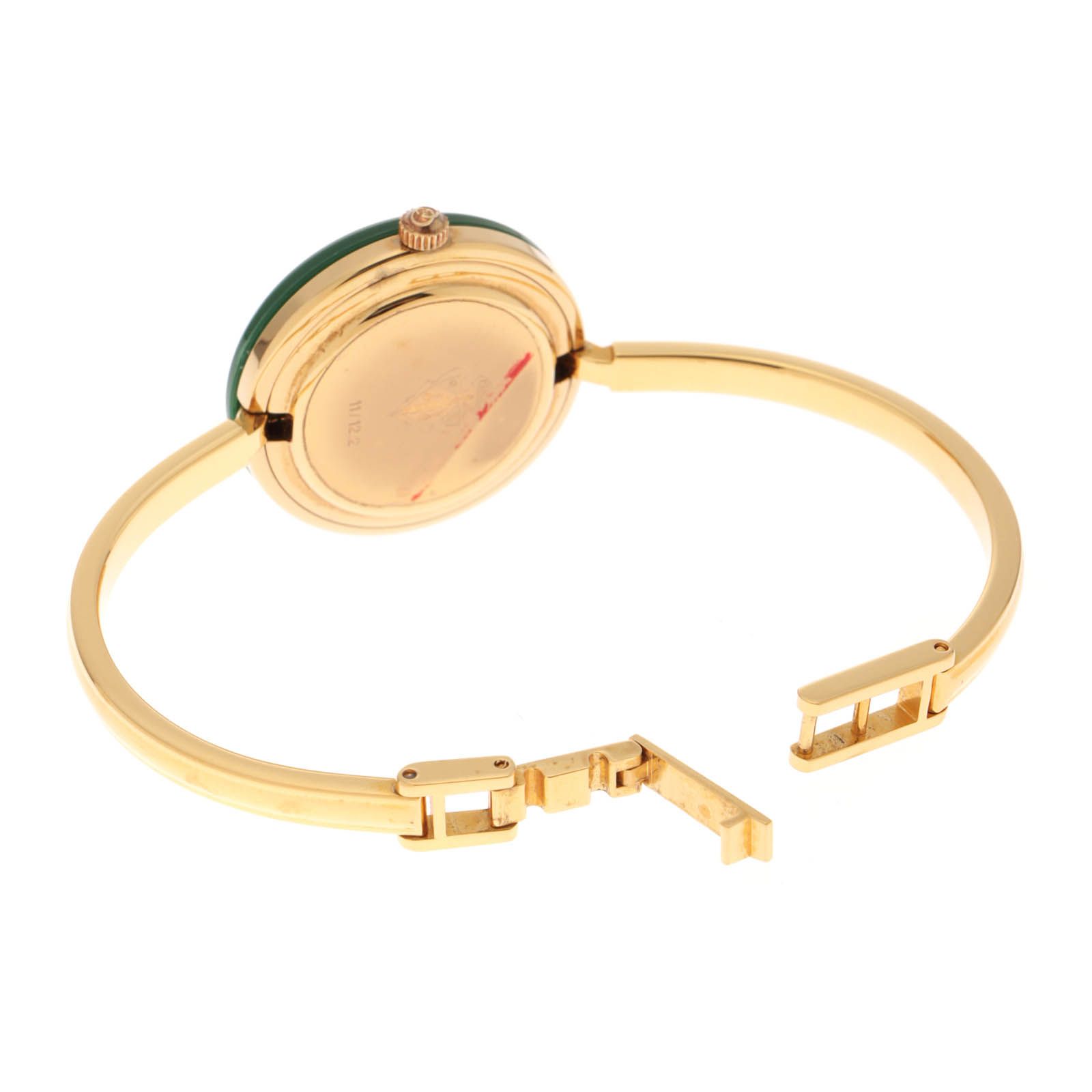 GUCCI グッチ チェンジベゼル 11/12.2 腕時計 GP GP ホワイト クオーツ