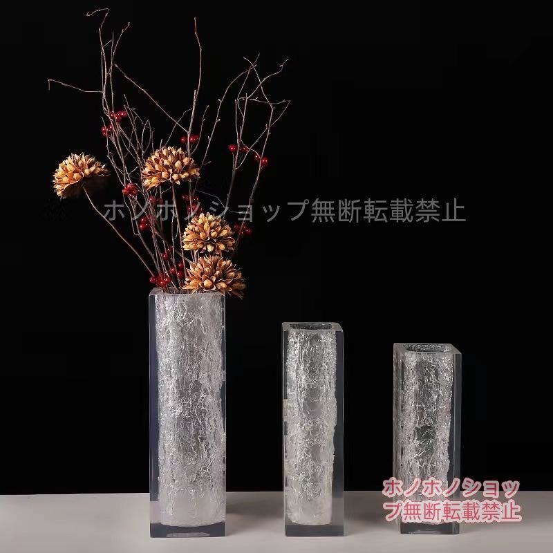 装飾 花瓶 透明 直方体 北欧 モダン フラワーベース おしゃれ 花器 観葉植物 インテリア 雑貨 一輪挿し ギフト プレゼント ガーデニング 11,439円