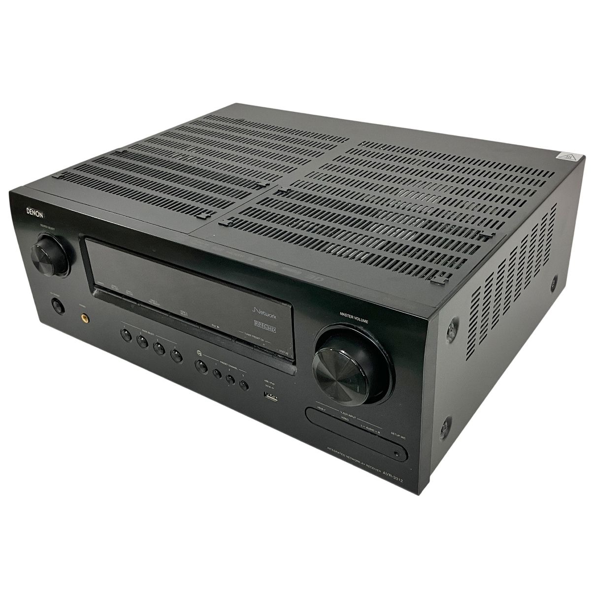 DENON AVR-3312-K AVアンプ デノン DENON AVR-3312-K デノン オーディオ機器 ブラック AVアンプ 中古