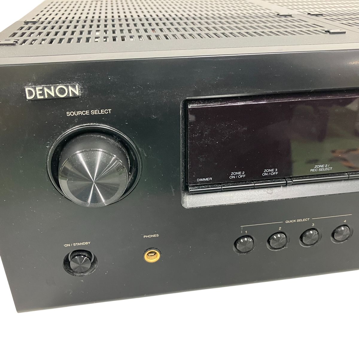 DENON AVR-3312-K デノン オーディオ機器 ブラック AVアンプ 中古