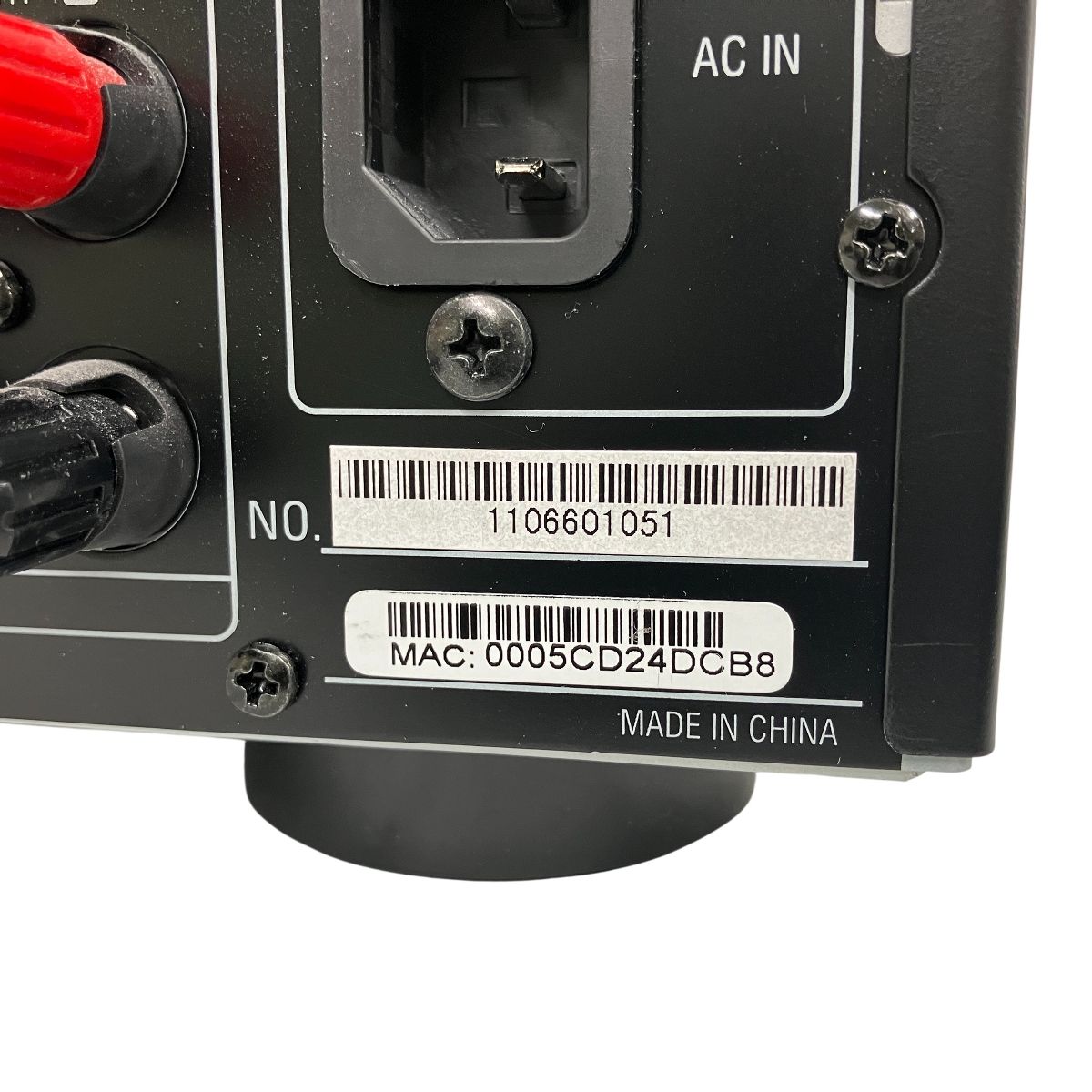 DENON AVR-3312-K デノン オーディオ機器 ブラック AVアンプ 中古