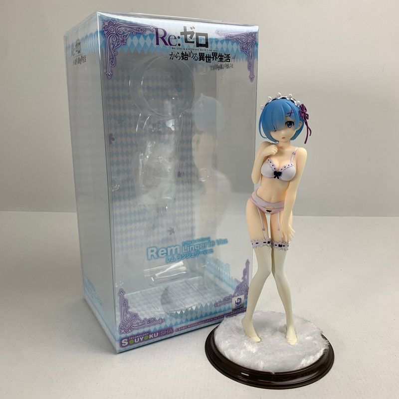 【中古品】 完備品 レム ランジェリーVer. 「Re：ゼロから始める異世界生活」 1/7 ABS＆PVC製塗装済み完成品 開封品 フィギュア 【053-260723-io-18-fuzh】