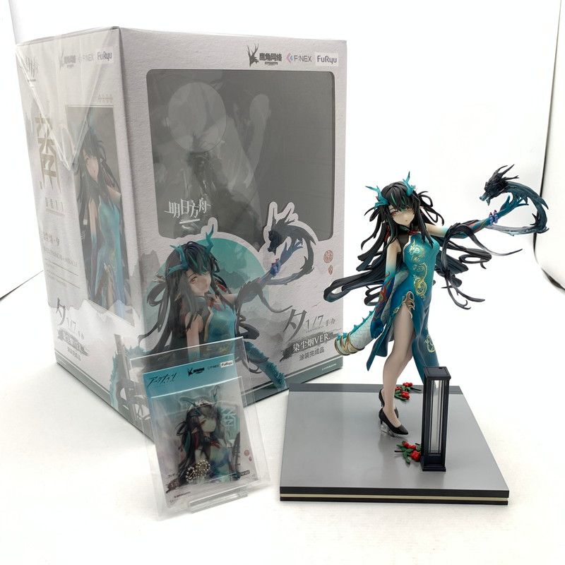 【中古品】 完備品 アークナイツ シー 染塵煙 VER. 開封品 特典アクリルストラップ付 フィギュア 【053-260723-io-26-fuzh】