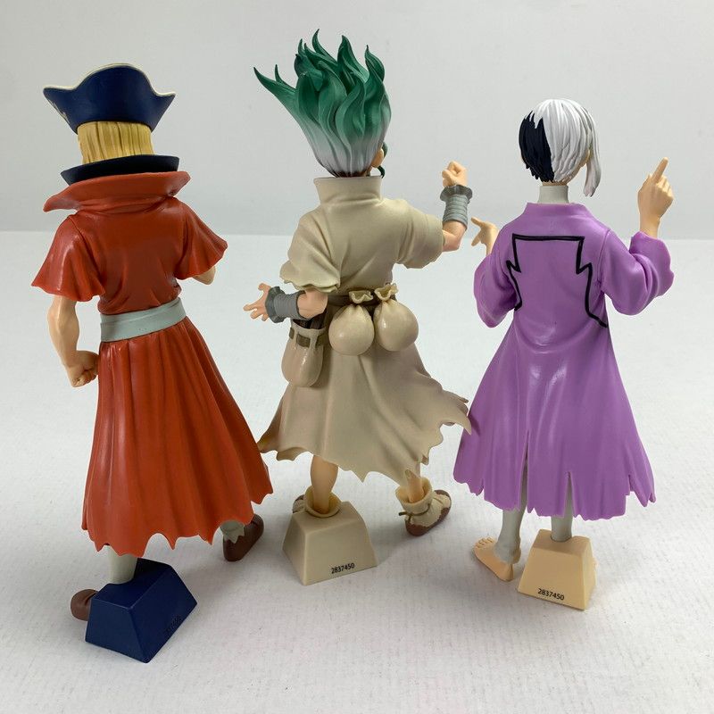 中古品】 Dr.STONE FIGURE of STONE WORLD 造形の科学 SPECIAL 3体