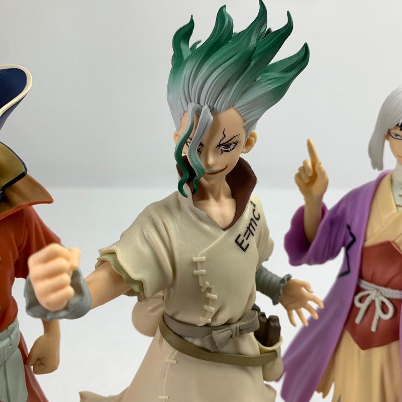 中古品】 Dr.STONE FIGURE of STONE WORLD 造形の科学 SPECIAL 3体