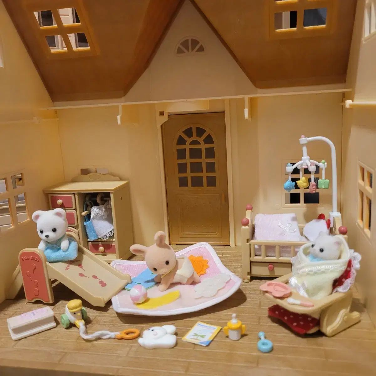 シルバニアファミリー 赤ちゃん部屋 セット オールド