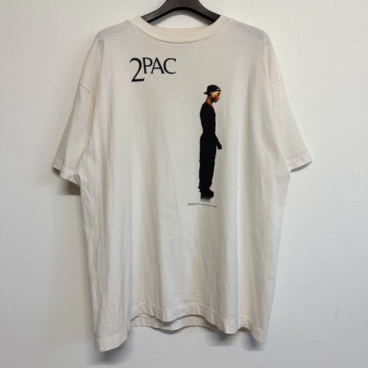 SAINT Mxxxxxx × 2PAC コラボTシャツ ホワイト Mサイズ SAINT Mxxxxxx セントマイケル 2PAC コラボ 半袖Tシャツ 白 ホワイト