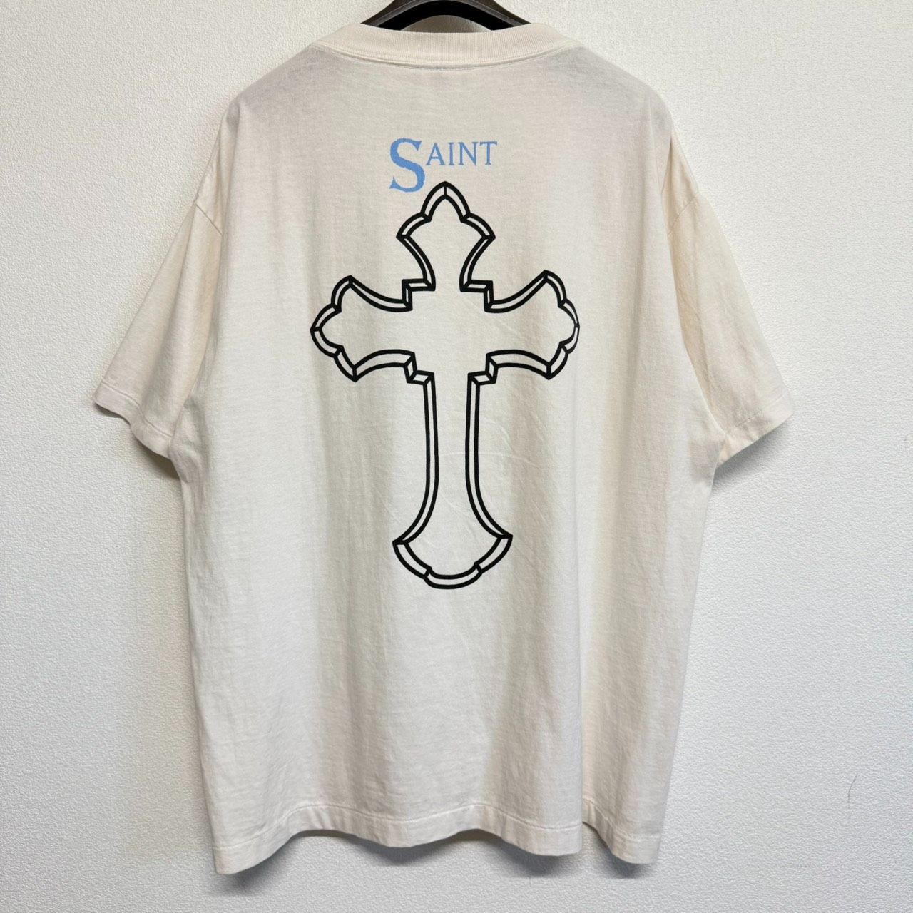 SAINT Mxxxxxx セントマイケル 2PAC コラボ 半袖Tシャツ 白 ホワイト