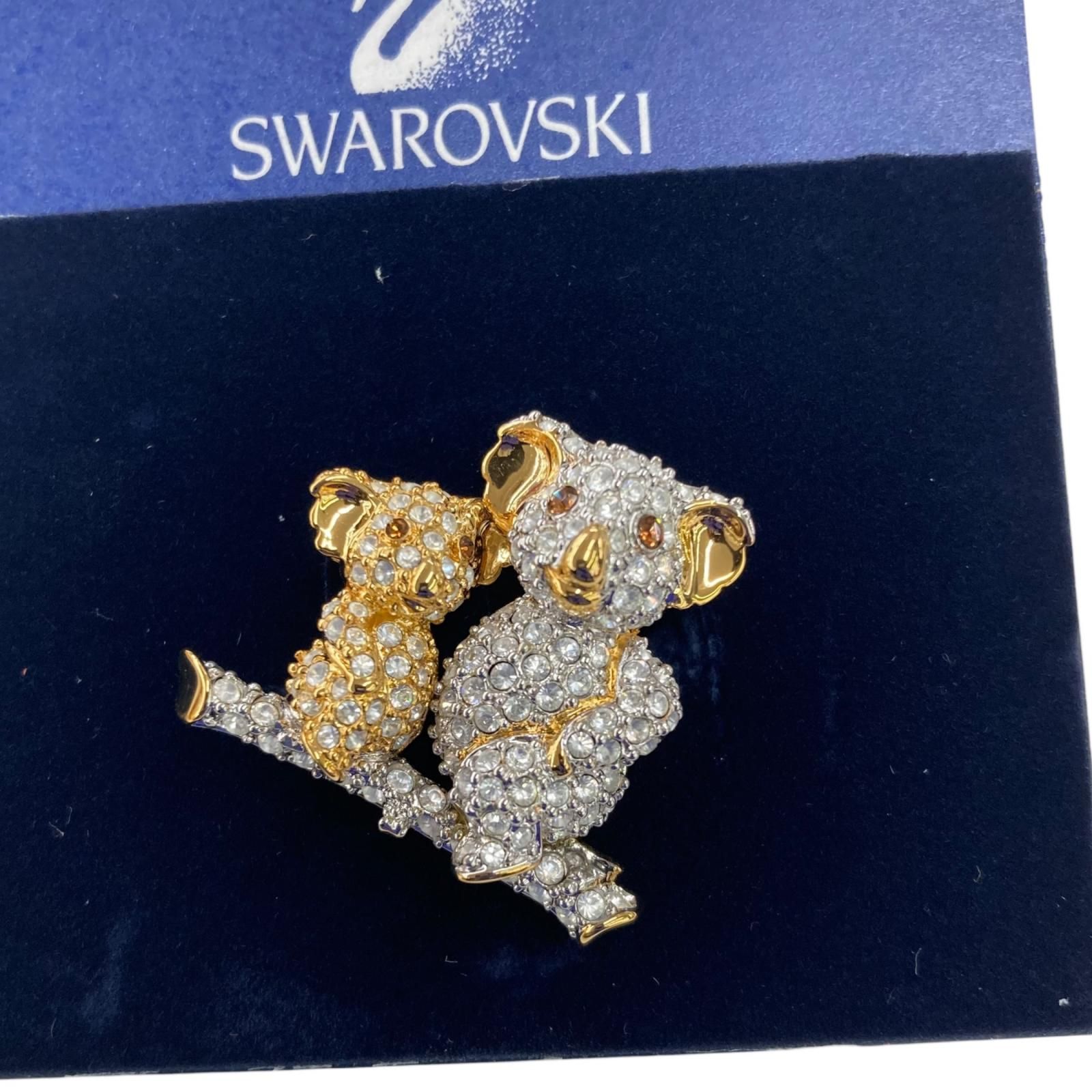 186000 現状品 SWAROVSKI スワロフスキー ピンバッジ コアラ トンボ