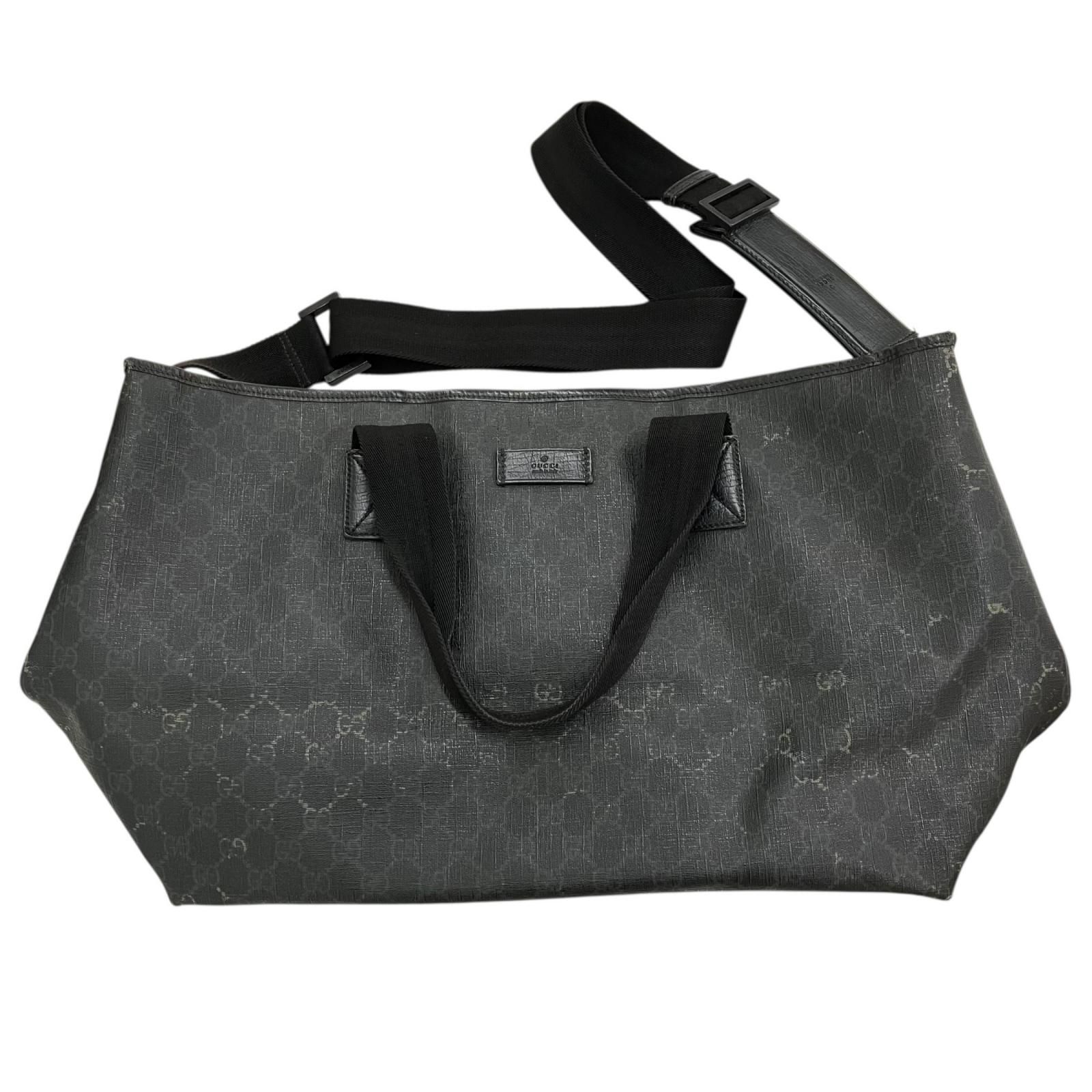 186005 現状品 GUCCI グッチ GGスプリーム 2way トートバッグ