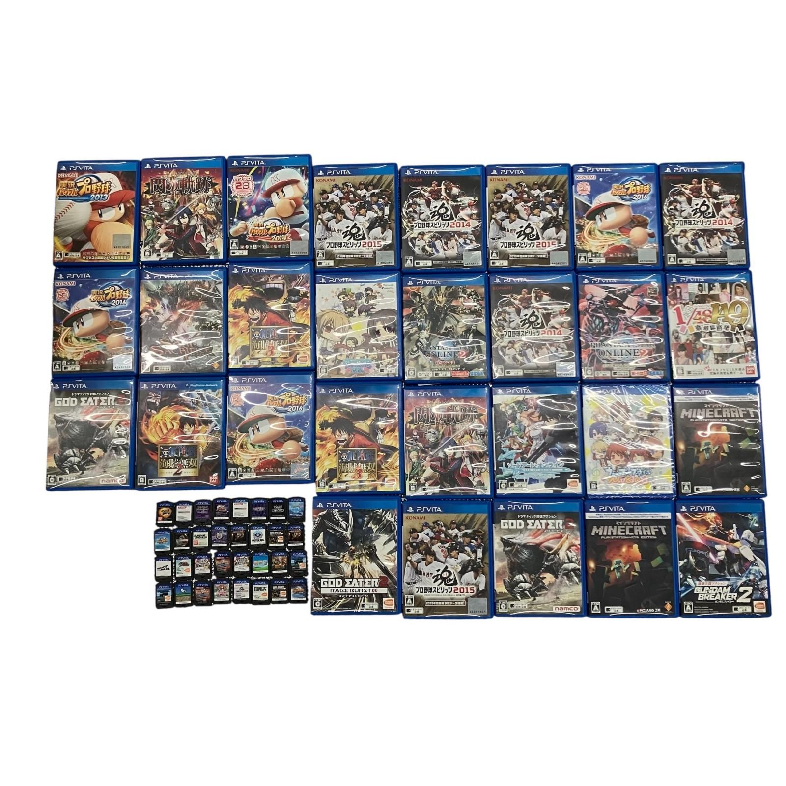 199990 動作未確認 PlayStation PS Vita ゲームソフト 61点まとめ売り