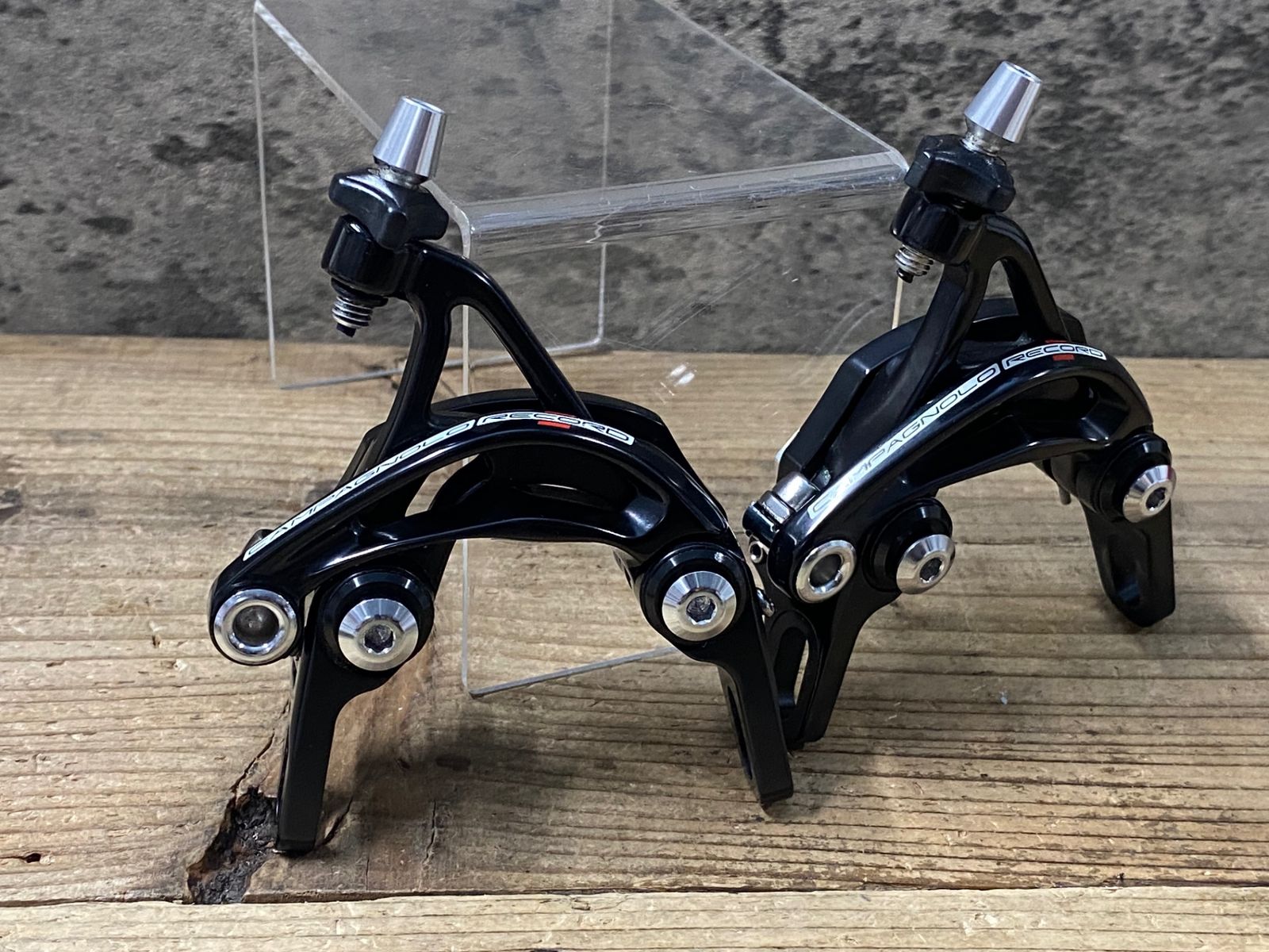KJ077 カンパニョーロ CAMPAGNOLO RECORD BR16-REDMRSS ダイレクトマウント キャリパーブレーキ 前後セット ※シュー、カートリッジ欠品