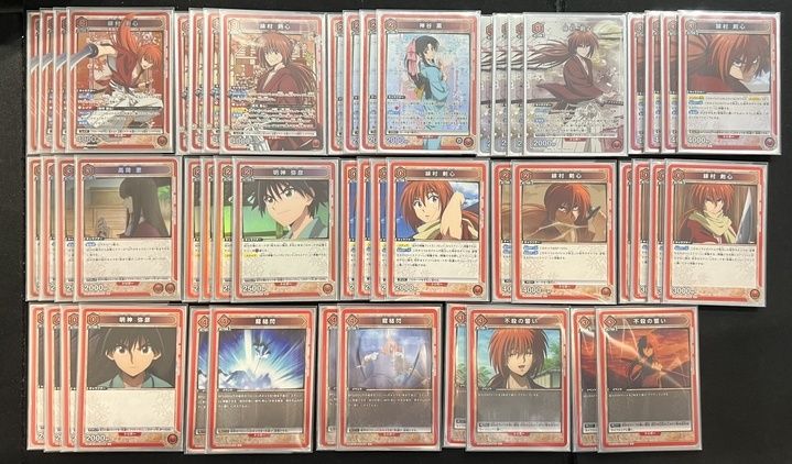 ユニオンアリーナ　赤剣心デッキ デッキ】るろうに剣心 赤 剣心【UNIONARENA】 ユニアリ