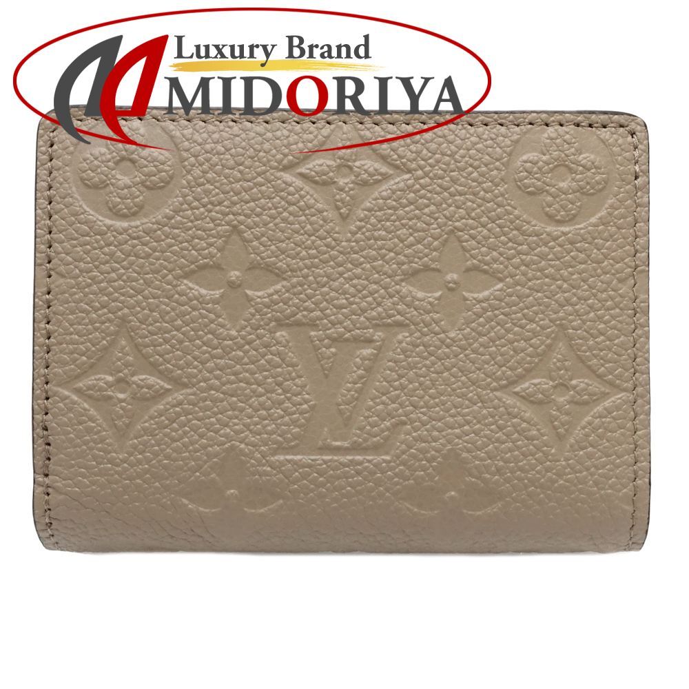 【中古】LOUIS VUITTON ルイヴィトン モノグラム アンプラント 二つ折り財布 M80152 ポルトフォイユ クレア トゥルトレート レディース /182228 46,368円