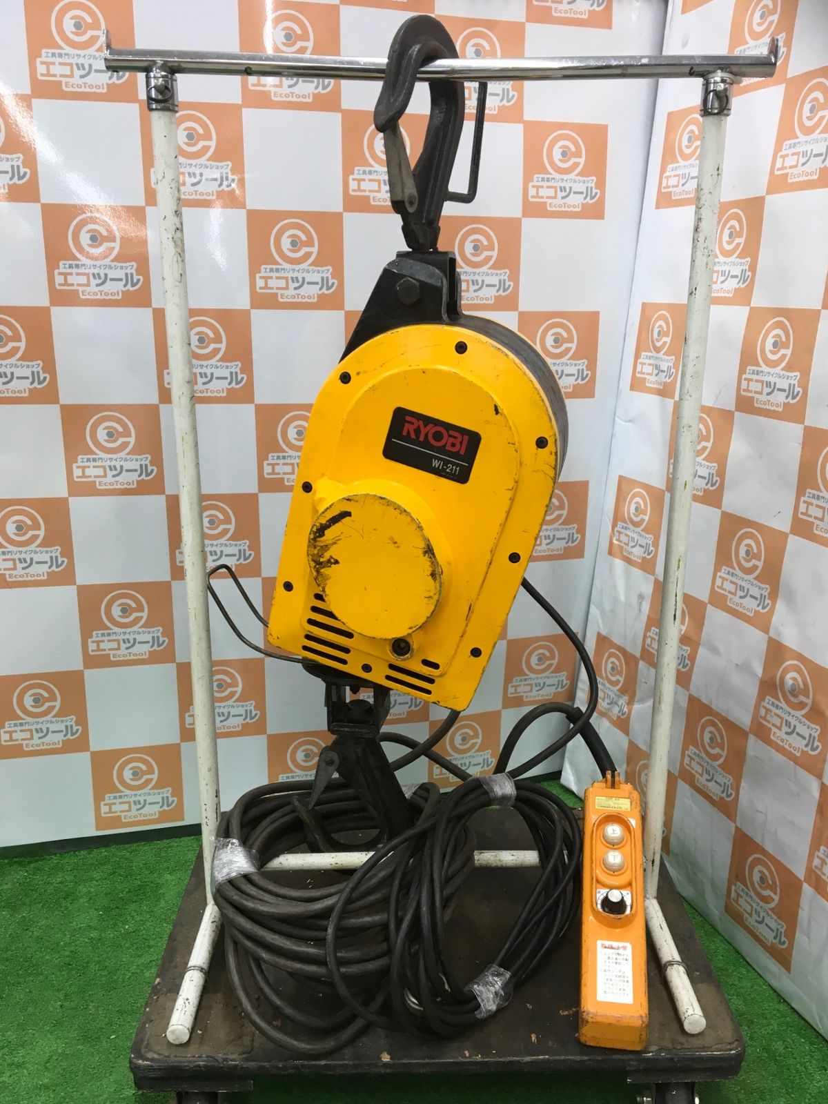 【中古品】RYOBI/リョービ WI-211 ☆RYOBI 電動ウインチ [IT_HY16O][知立][M04]