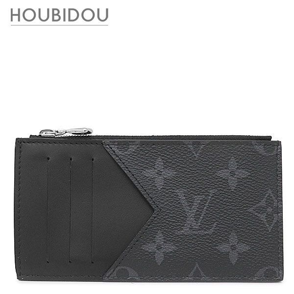 ルイヴィトン LOUIS VUITTON コインケース コインカード ホルダー タイガ モノグラムエクリプス ノワール シルバー金具 黒 タイガ モノグラム フラグメントケース M30271 RFID【中古】 33,475円