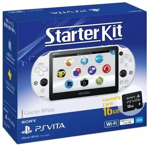 中古】PSVITAハード PlayStation Vita本体 スターターキット グレイ