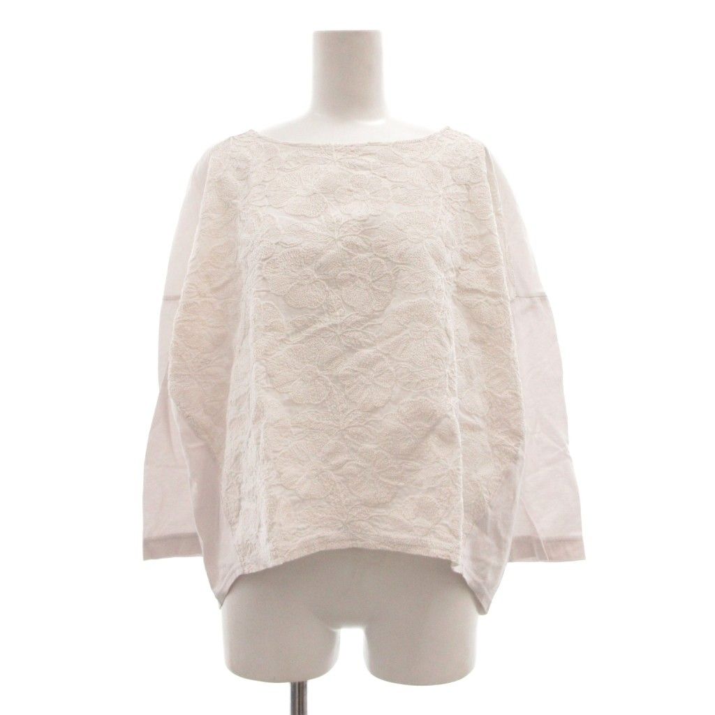新品 BEARDSLEY BA刺繍コットンリネンブラウス ガリャルダガランテ ビアズリー BEARDSLEY ガリャルダガランテ ブラウス プルオーバー 刺繍