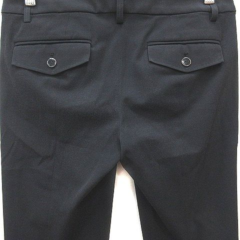 22オクトーブル 22 OCTOBRE テーパードパンツ 40 黒 ブラック /MS