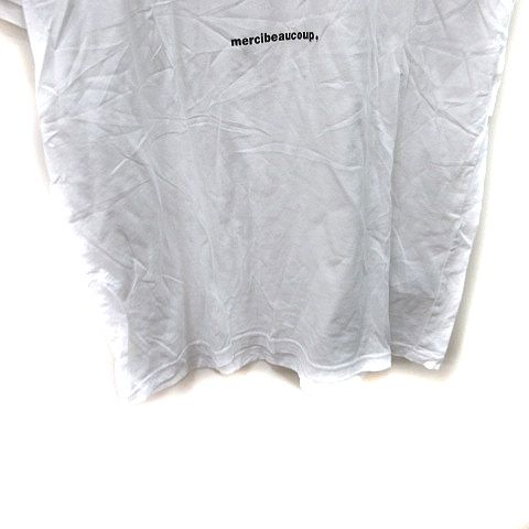 メルシーボークー mercibeaucoup Tシャツ カットソー 半袖 1 S 白