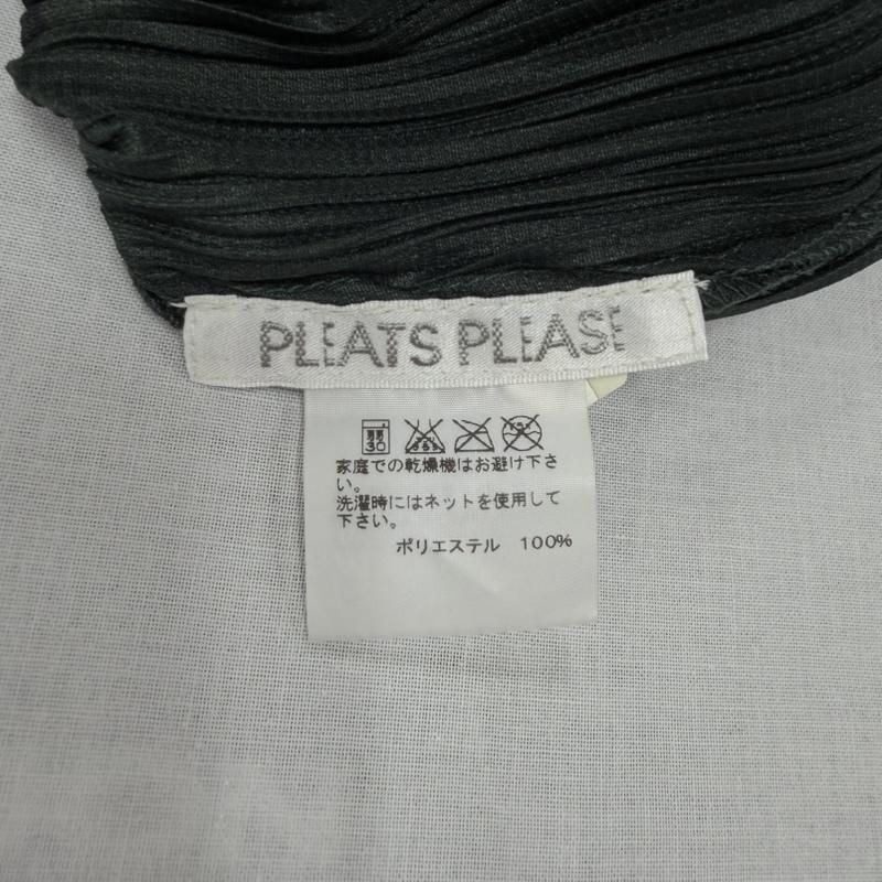プリーツプリーズ ISSEY MIYAKE イッセイミヤケ ノースリーブ フレンチ 