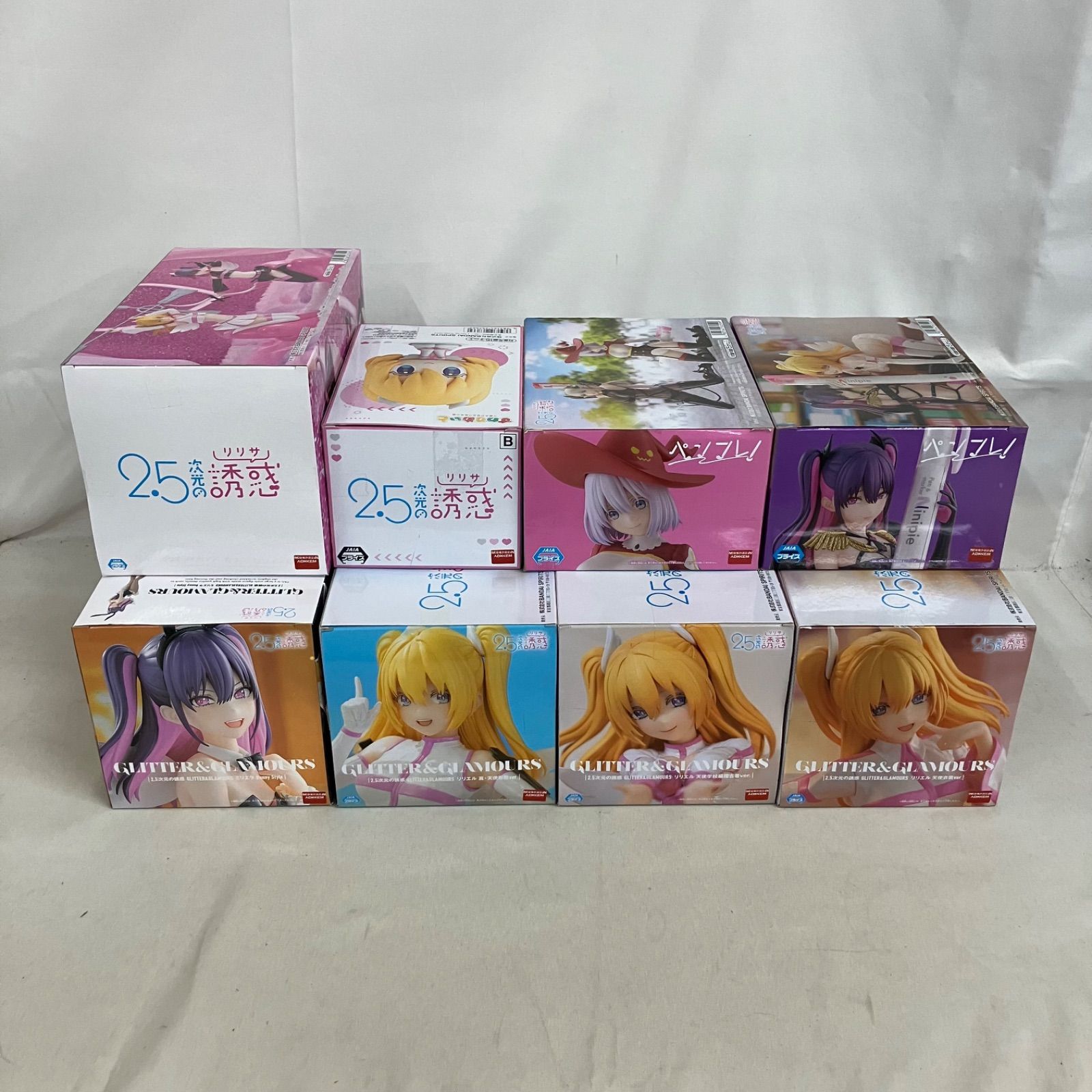 未開封 2.5次元の誘惑 GLITTER&GLAMOURS 他 リリエル 他 フィギュア 8