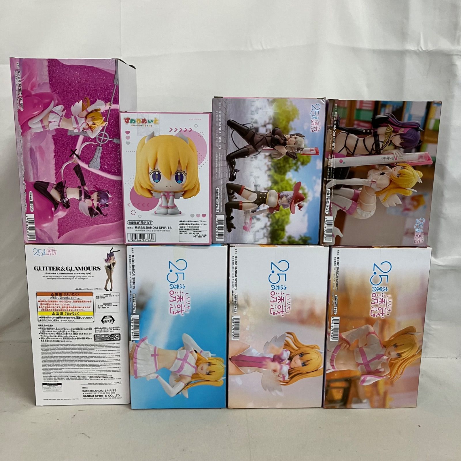 未開封 2.5次元の誘惑 GLITTER&GLAMOURS 他 リリエル 他 フィギュア 8