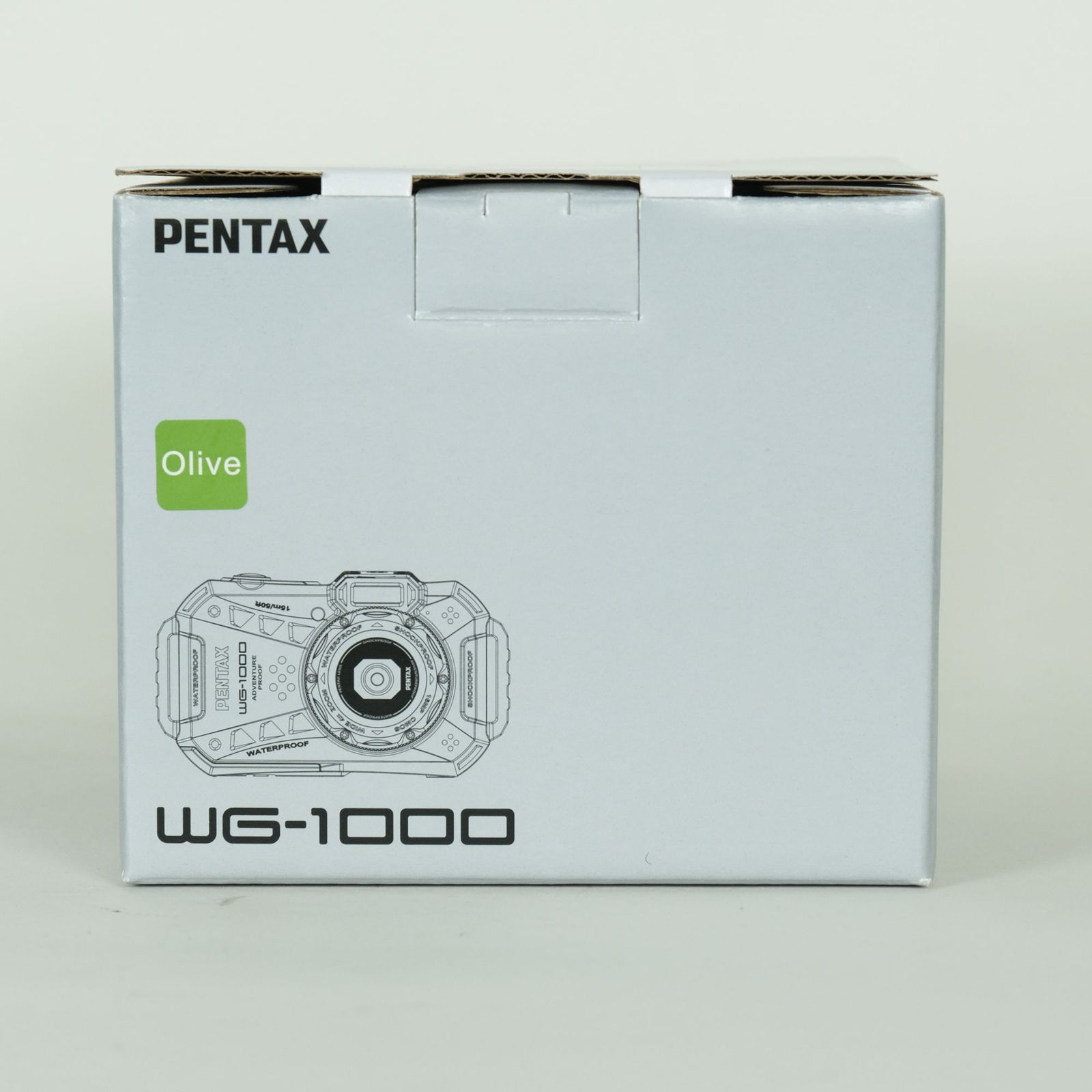 美品 | プロテクタージャケット付] PENTAX WG-1000 オリーブ