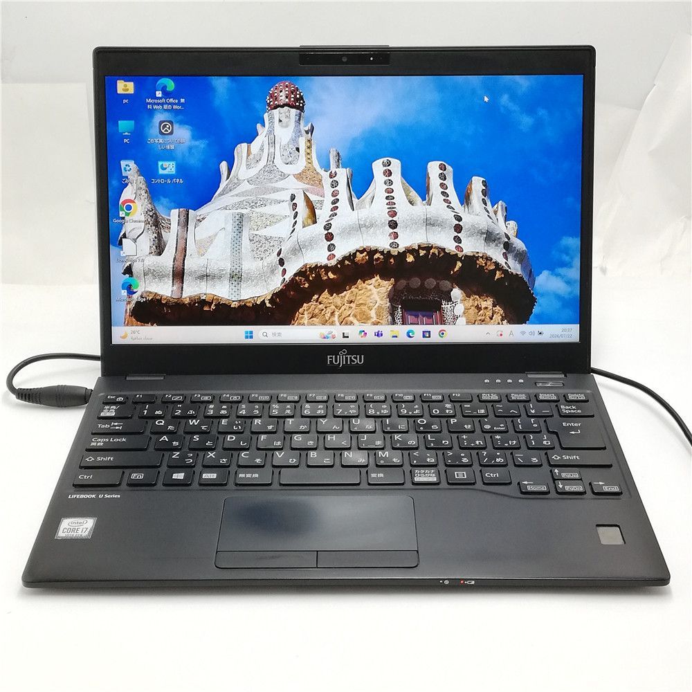 高性能 Wi-Fi有 中古ノートパソコン 富士通 U9310/E Core i7 10610U 16GB 256GB 高速SSD 無線 Bluetooth カメラ Windows11 Office 即使用可