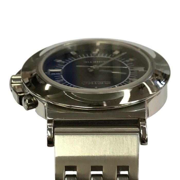 SEIKO セイコー KINETIC 腕時計 メンズ アナログ クォーツ デイト SS