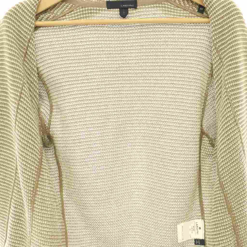 ラルディーニ LARDINI コットンニットジャケット 2B シングル XS
