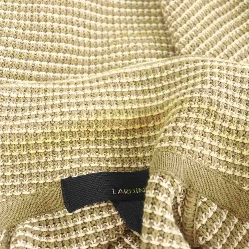 ラルディーニ LARDINI コットンニットジャケット 2B シングル XS