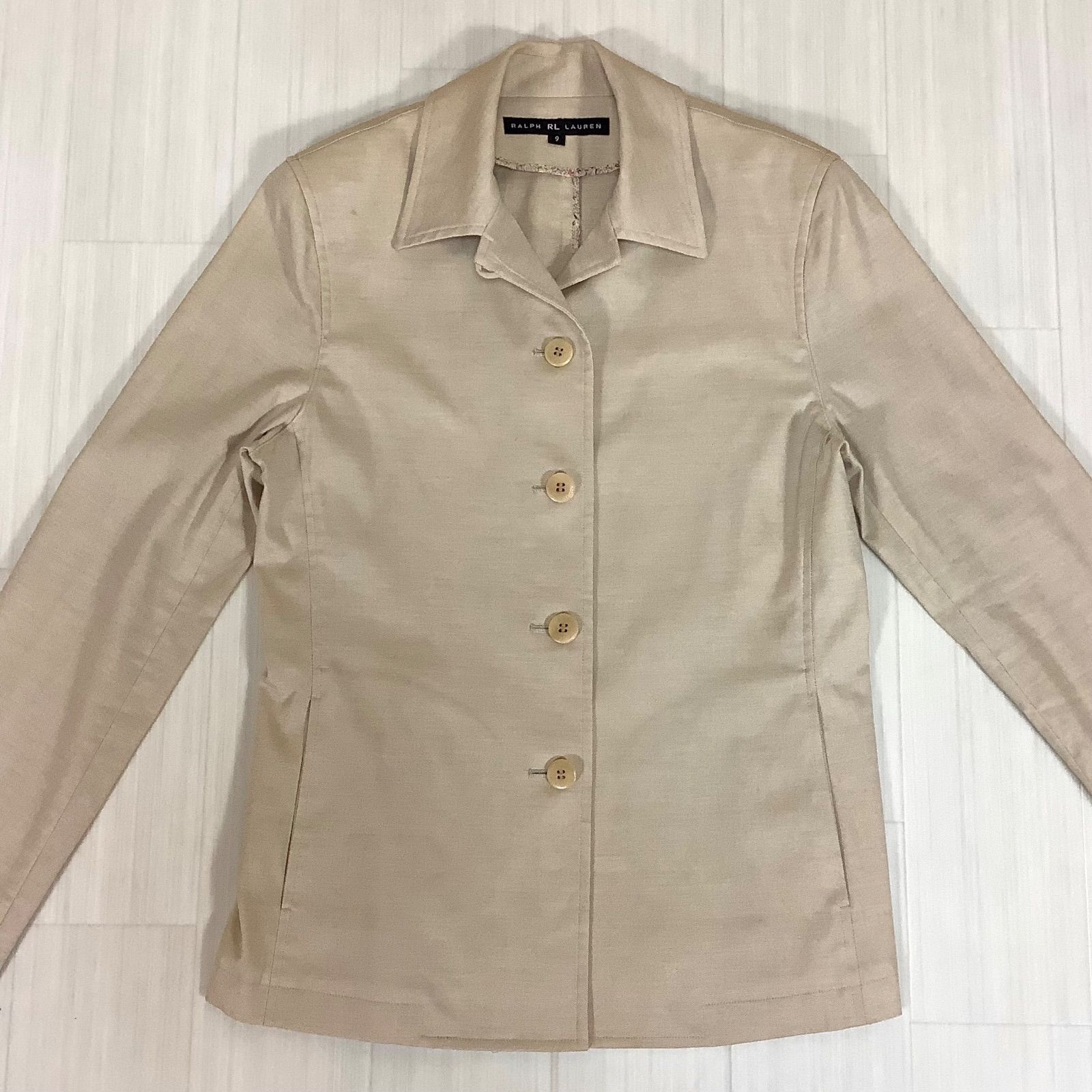 RALPH LAUREN ラルフローレン レディースジャケット サイズ9 ベージュ