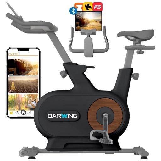 フィットネスバイク アプリ連携 kinomap zwift 連続使用 180分 耐荷重 160kg スピンバイク ルームバイク エアロ バイクビクス
