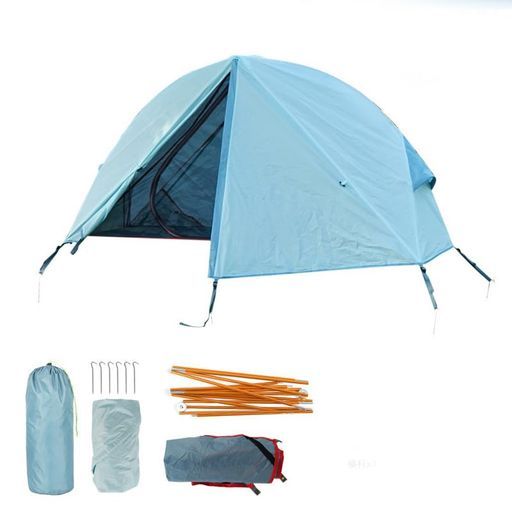 Fengzel Outdoor キャンプコットと組み合わせ 高床式 ソロテント 地面離れ コンパクト 折りたたみポータブル 小型 キャンプテント (ラ