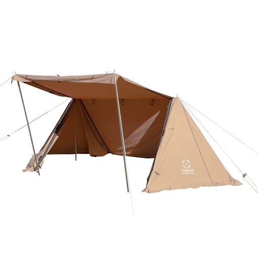 S’more(スモア) Kleine Base クライネベース ソロテント ポリコットン TCテント 軍幕 テント (本体BEIGE)