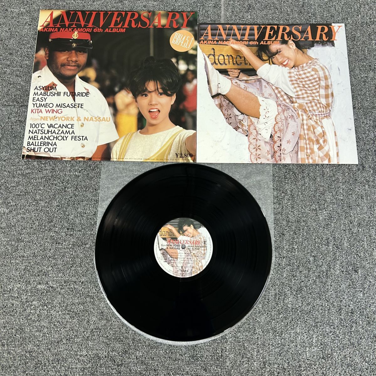 中森明菜/アニバーサリー ANNIVERSARY/L-12591/レコード/record/LP
