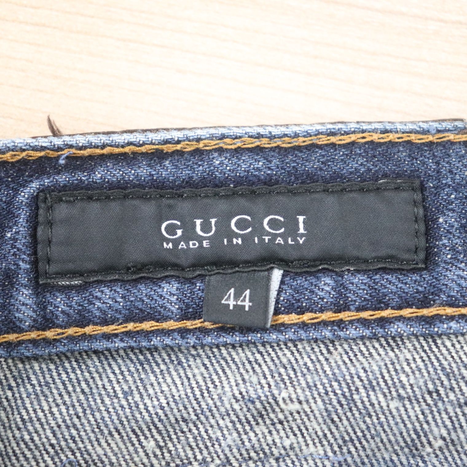 ITCLP8FM38LS GUCCI グッチ デニム パンツ ボトムス ジーパン シェリー