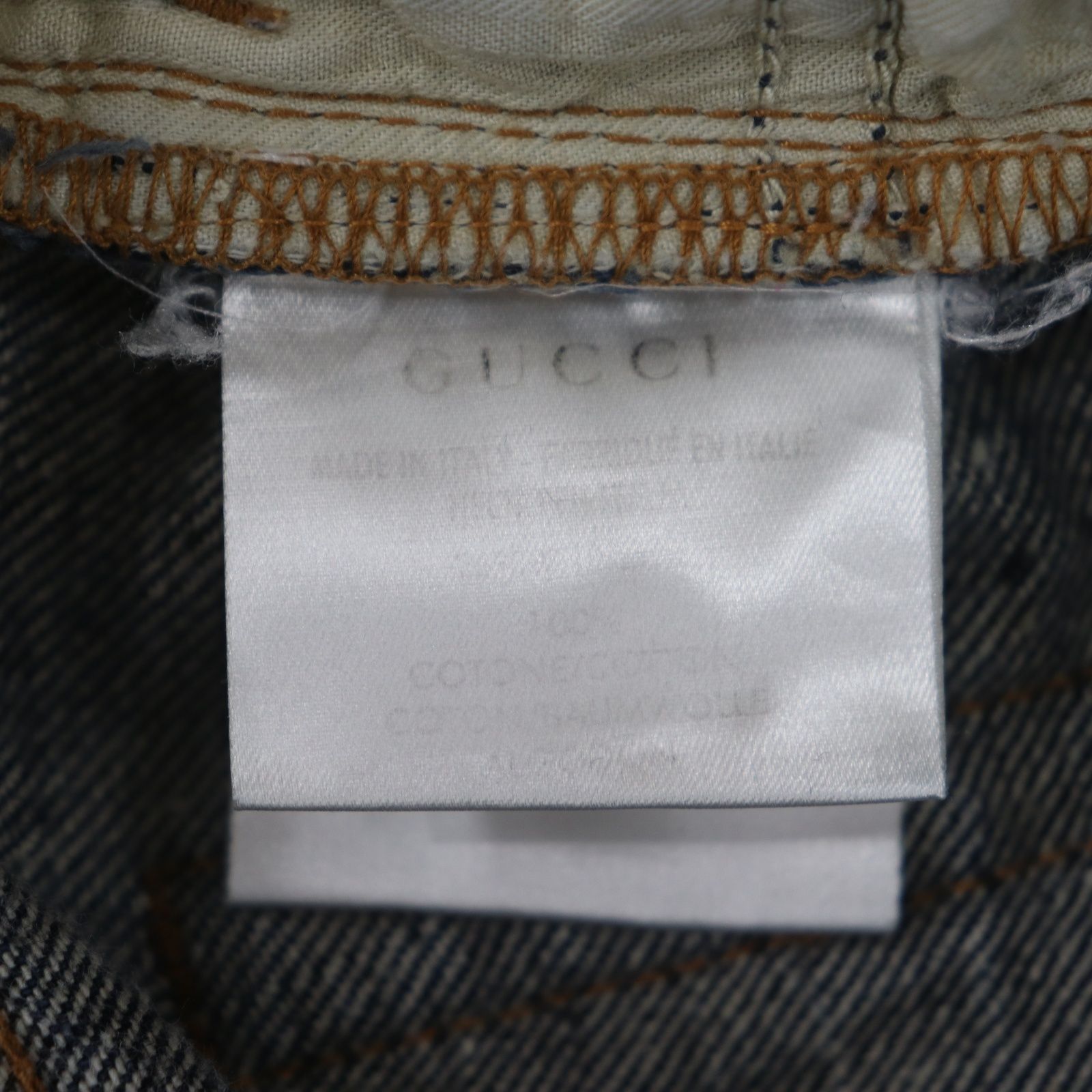 ITCLP8FM38LS GUCCI グッチ デニム パンツ ボトムス ジーパン シェリー