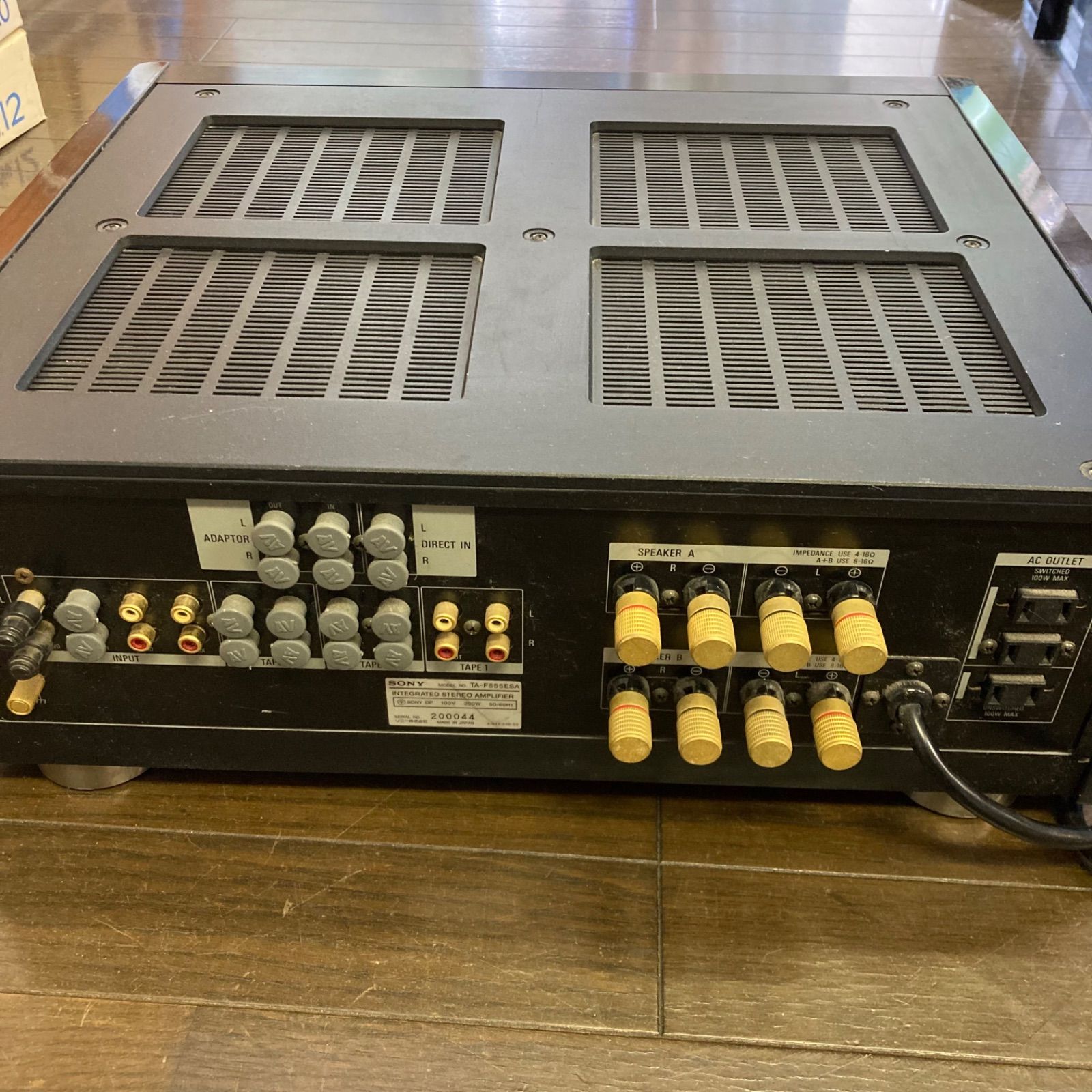 現状品】SONY プリメインアンプ TA-F555ESA - メルカリ