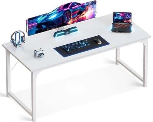 ODK デスク ゲーミングデスク 机 pcデスク 幅160cm パソコンデスク 卓子 ゲームデスク computer desk ??卓 オフィスデスク
