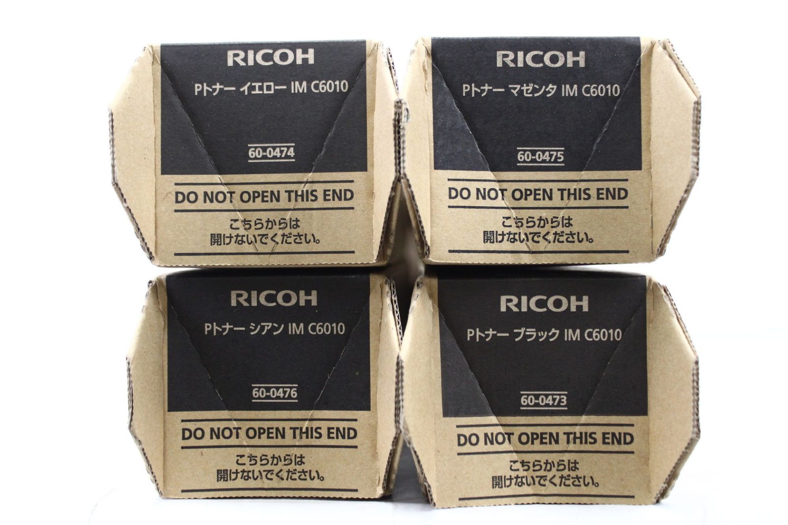 未使用 RICOH 純正 トナー IM C6010 4色（シアン・マゼンタ・イエロー・ブラック） リコー IT1SKD23X8GP -D-L135-byebye