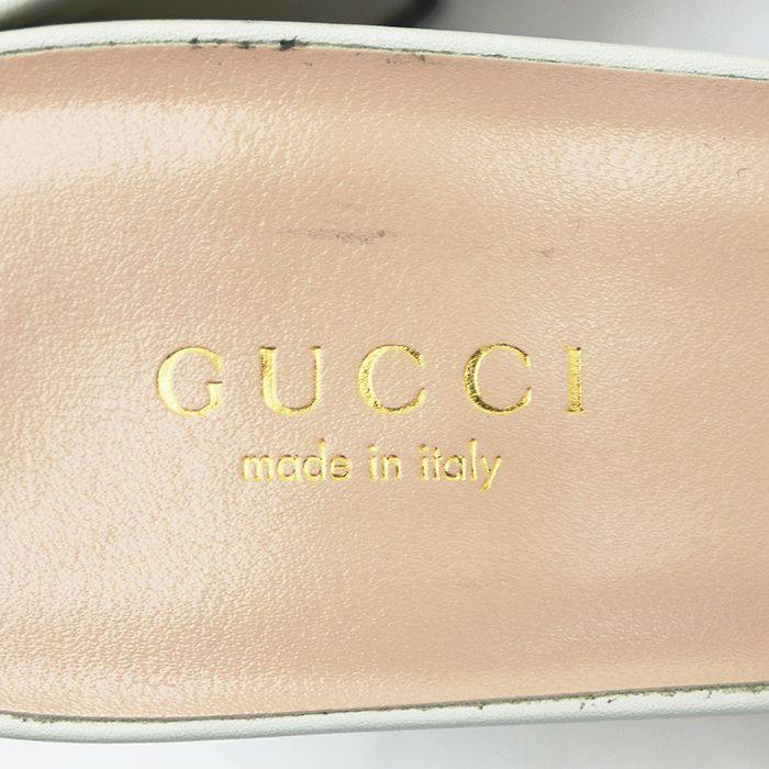 未使用】GUCCI グッチ サンダル サイズ 37 レディース GGインター