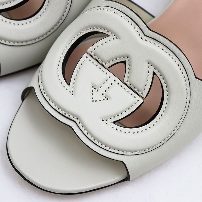 未使用】GUCCI グッチ サンダル サイズ 37 レディース GGインター