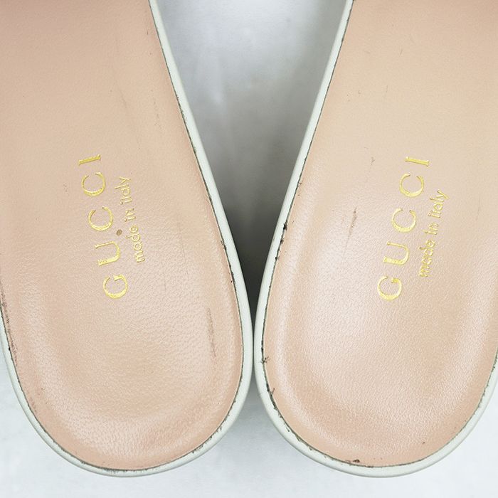 GUCCI サンダル 37サイズ イタリア製 未使用】GUCCI グッチ サンダル サイズ 37 レディース GGインター